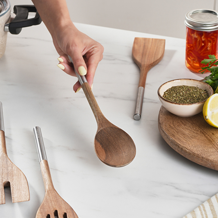 Karaca Timber 4 Parça Akasya Servis Seti