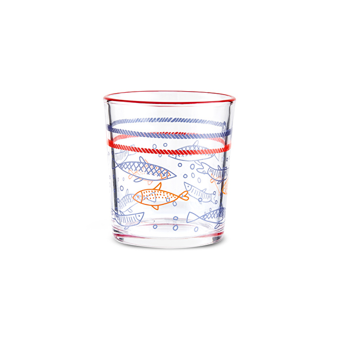 Karaca Marine 3'lü Su Bardağı 260 Ml, Mavi