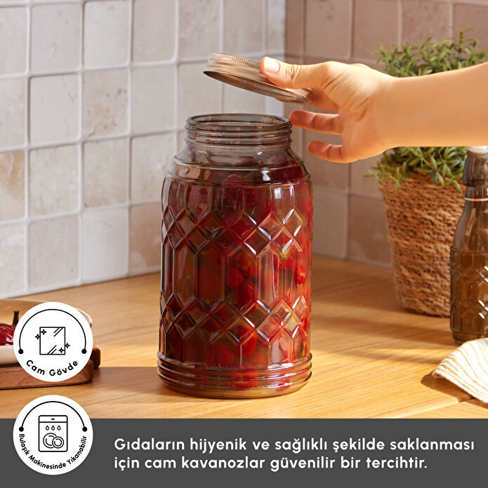 Karaca Storica Cam Kavanoz 2260 ml