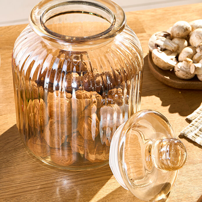 Karaca Binora Kapaklı Cam Kavanoz 4000 ml