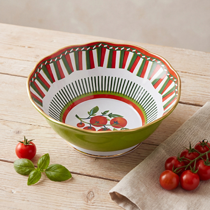 Baci Milano Dolce Vita Tomatos Salata Kasesi 26 cm Porselen