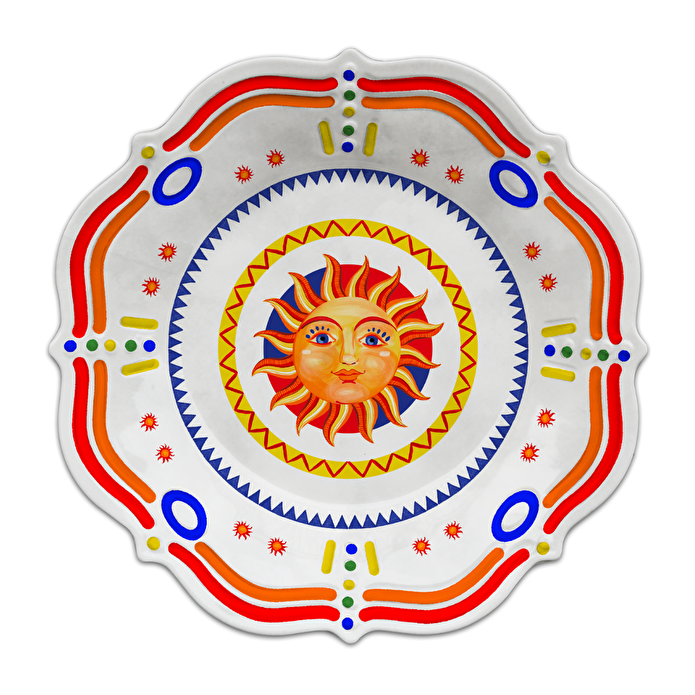 Baci Milano Dolce Vita Sun 6'lı Çorba Tabağı 23,5 cm Melamin