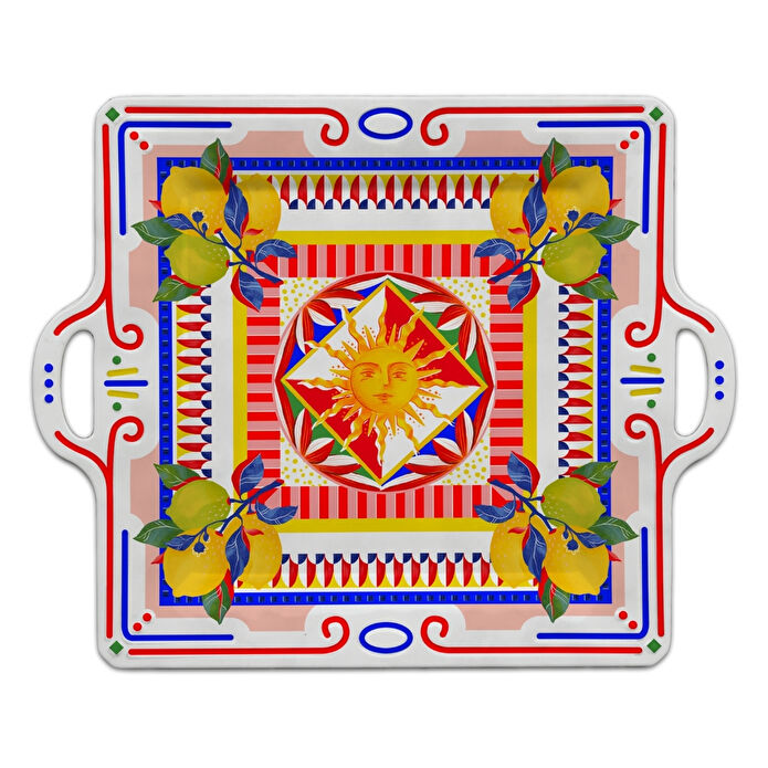 Baci Milano Dolce Vita Kare Tepsi 40 cm Melamin