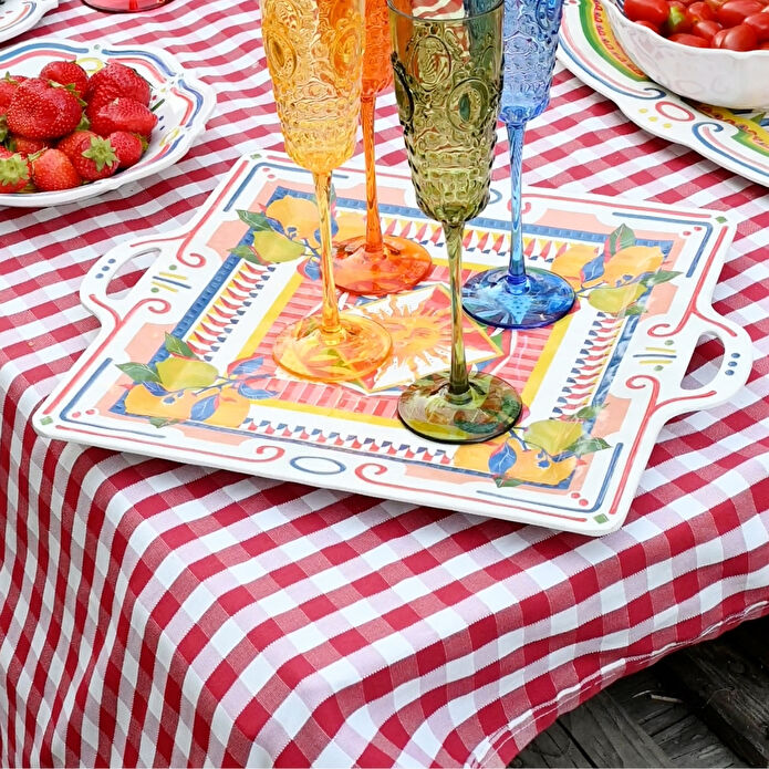 Baci Milano Dolce Vita Kare Tepsi 40 cm Melamin