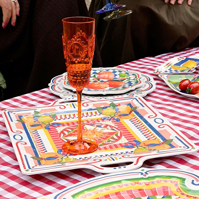 Baci Milano Dolce Vita Kare Tepsi 40 cm Melamin