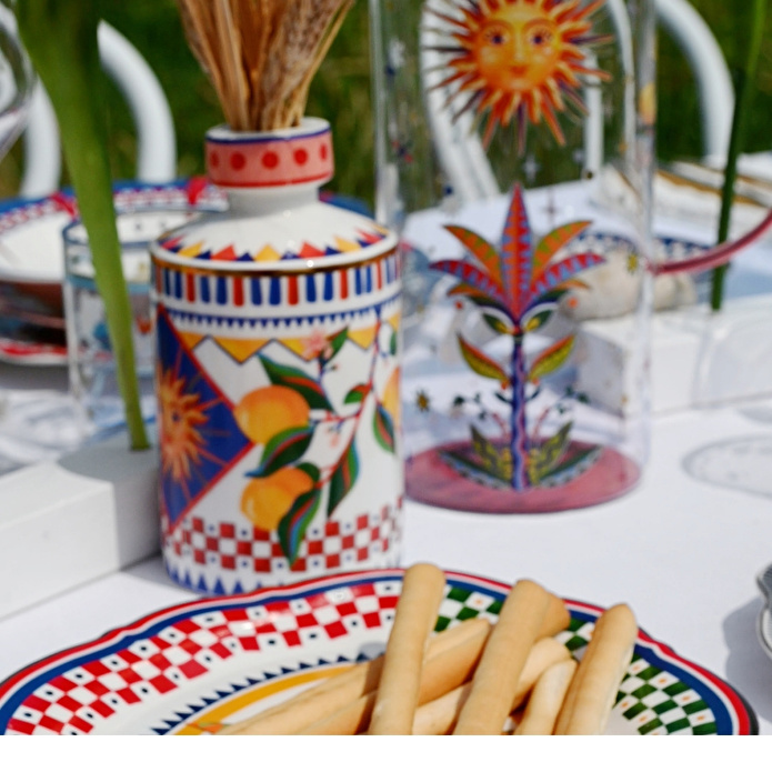 Baci Milano Güneş Porselen Şişe Difüzör 700 ml