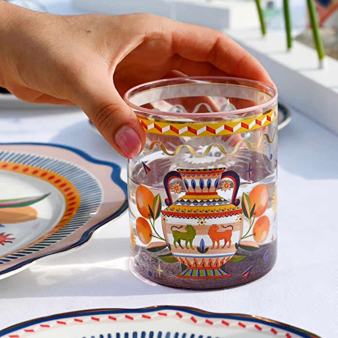 Baci Milano Dolce Vita 6'lı Cam Bardak Seti 370 ML