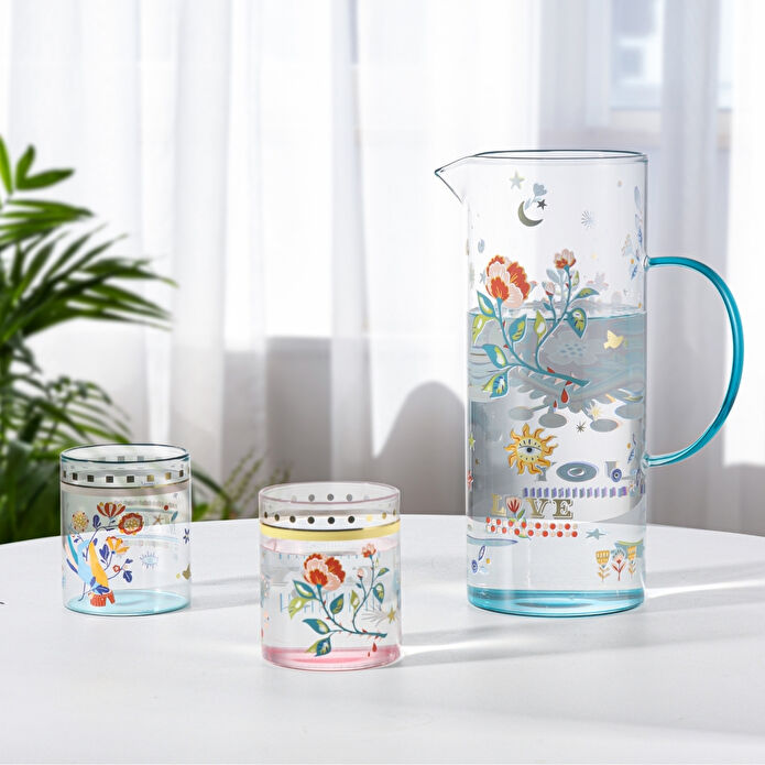 Baci Milano Mamma Mia 6'lı Bardak Seti Cam 370 ML