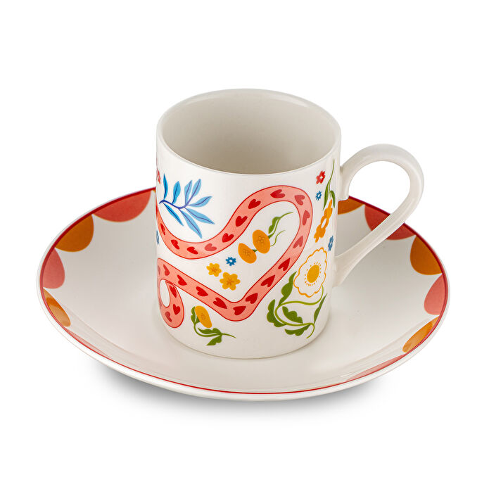 Emsan Cheerful 6'lı Kahve Fincan Takımı 100 ml