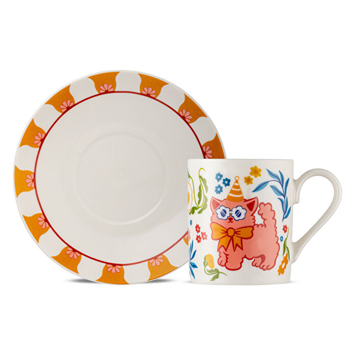 Emsan Cheerful 6'lı Kahve Fincan Takımı 100 ml