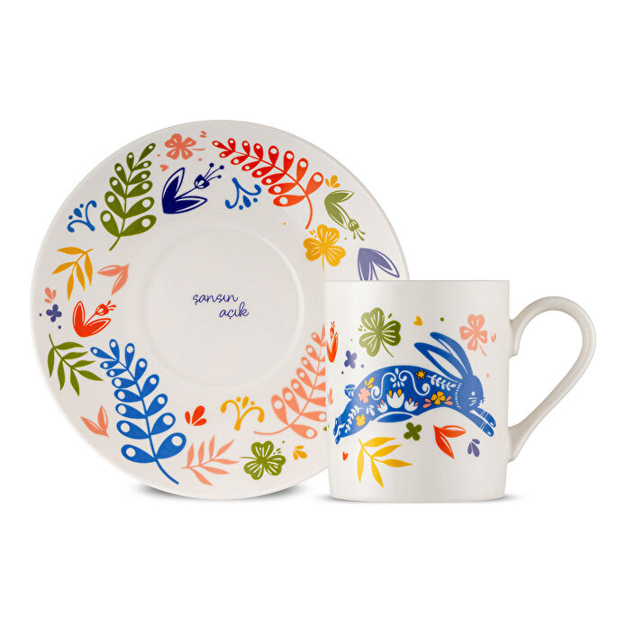 Emsan Lucky 6'lı Kahve Fincan Takımı 100 ml