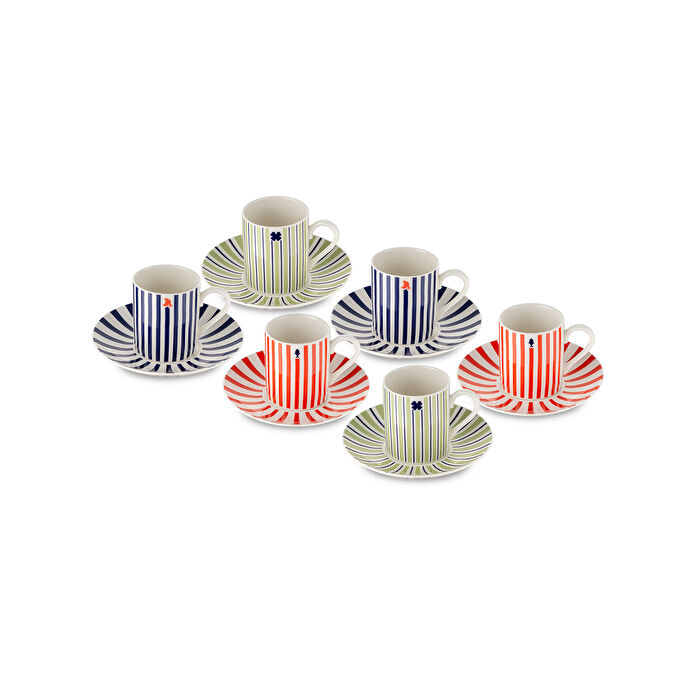 Emsan Destiny 6'lı Kahve Fincan Takımı 100 ml