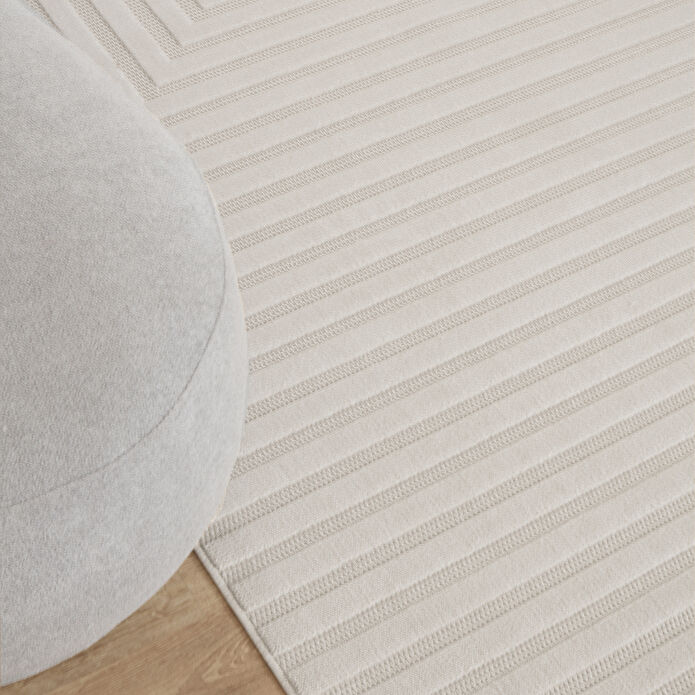 Kaşmir Halı İskandinav Rune White 50x80 cm