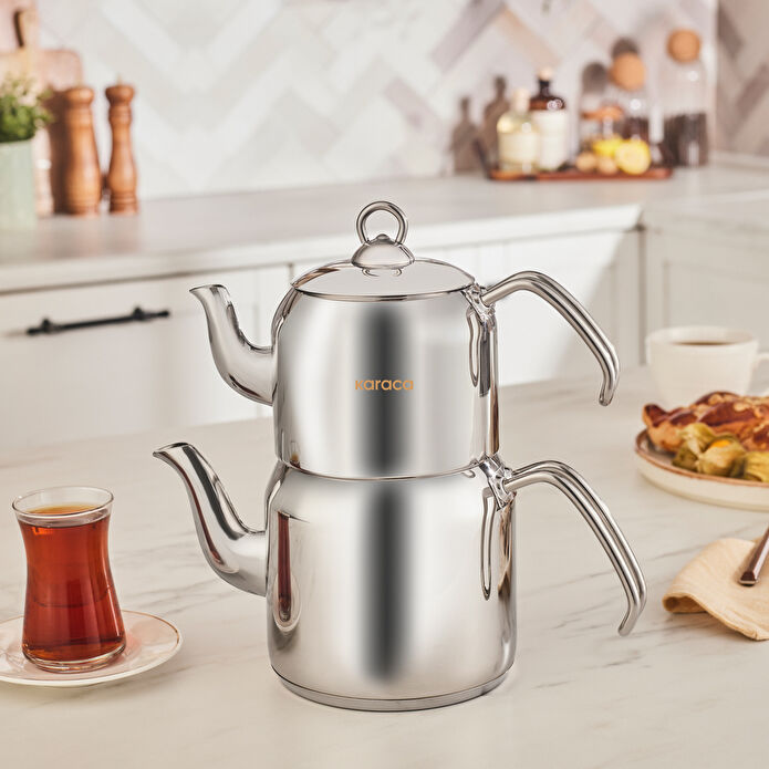 Karaca Esme İndüksiyon Tabanlı Midi Çaydanlık Takımı