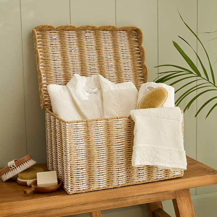 Karaca Home Nelia Kapaklı Organizer Sepet 45x32,5x25 cm