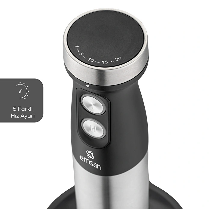 Emsan Gusto 3in1 Blender Seti Inox 1200W