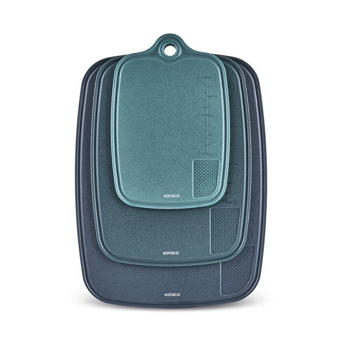 Karaca Triocut 3'lü Kesme Tahtası Yeşil