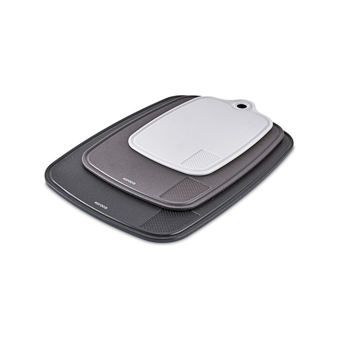 Karaca Triocut 3'lü Kesme Tahtası Gri