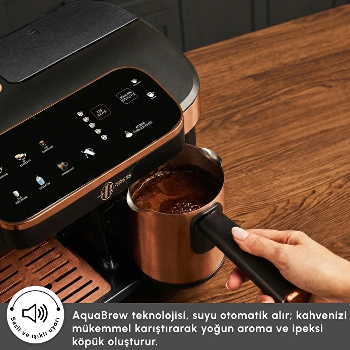 Karaca Hatır Perfetto Espresso ve Türk Kahvesi Makinesi Copper