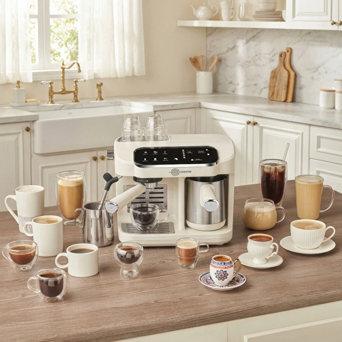 Karaca Hatır Perfetto Espresso ve Türk Kahvesi Makinesi Starlight