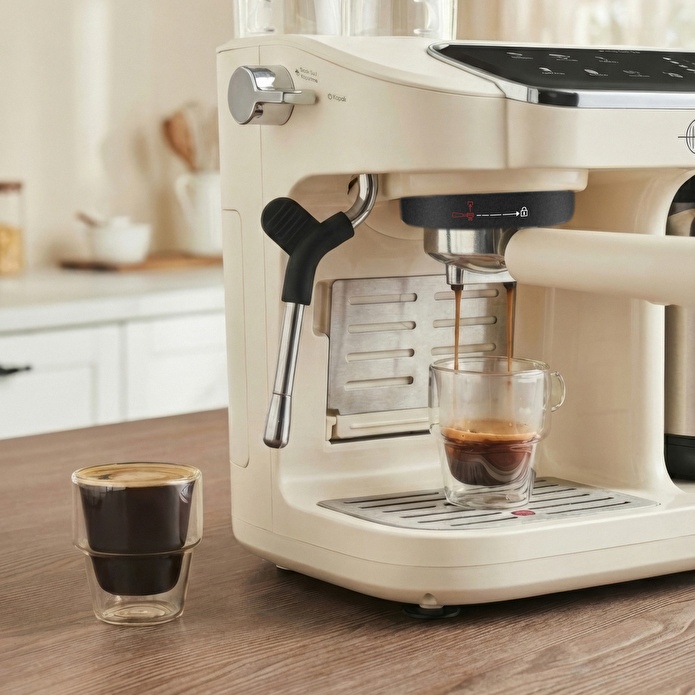 Karaca Hatır Perfetto Espresso ve Türk Kahvesi Makinesi Starlight