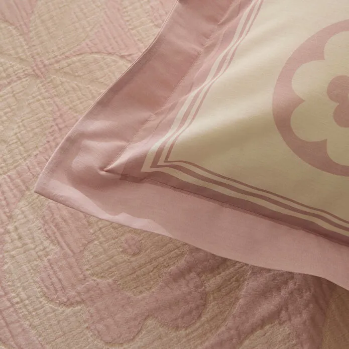 Karaca Home Shayla Pembe Baskılı Müslin Pike Takımı