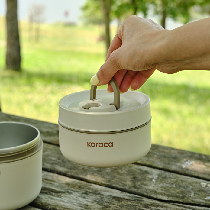 Karaca Packy 2'li Termos Çantalı Çelik Lunch Box