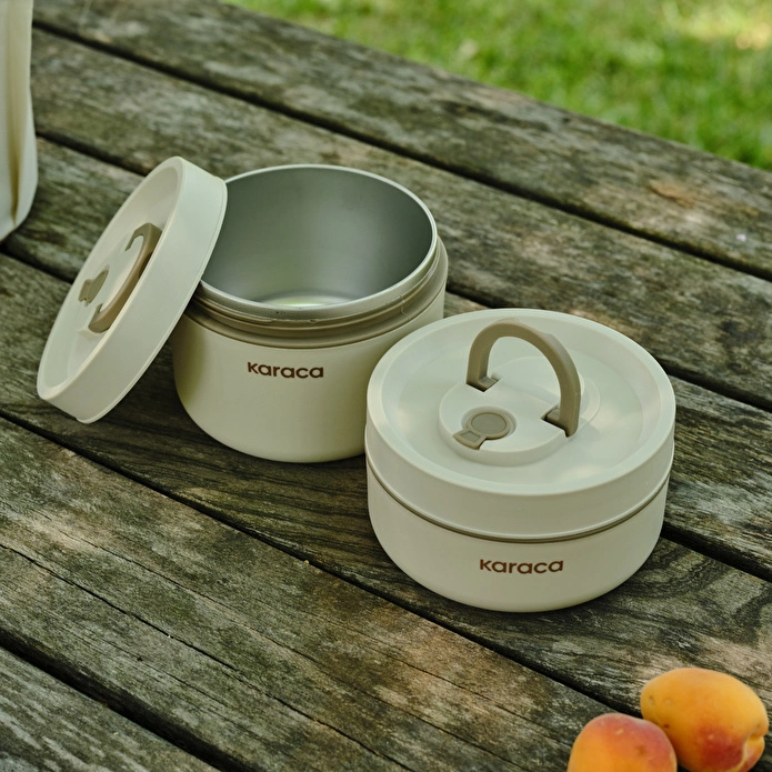 Karaca Packy 2'li Termos Çantalı Çelik Lunch Box