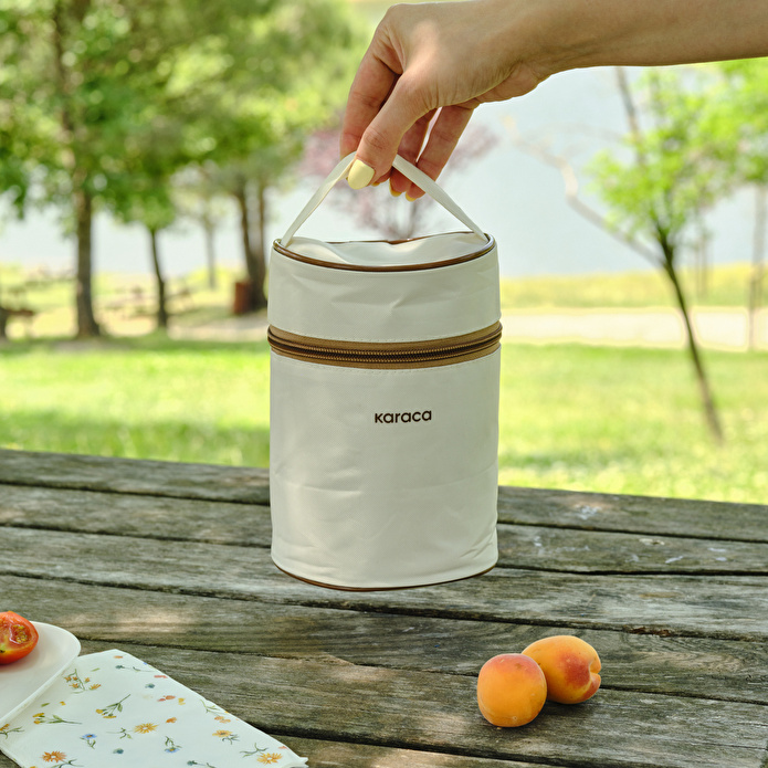 Karaca Packy 2'li Termos Çantalı Çelik Lunch Box