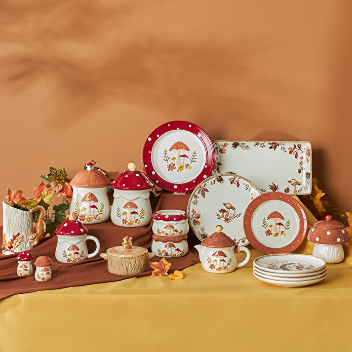 Karaca Cozy Mantar Servis Tabağı 26 cm