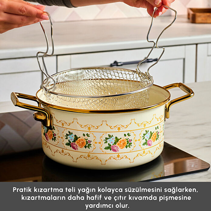 Karaca Viyan 14 Parça Tencere Seti, Baharat Takımı ve Saklama Kabı