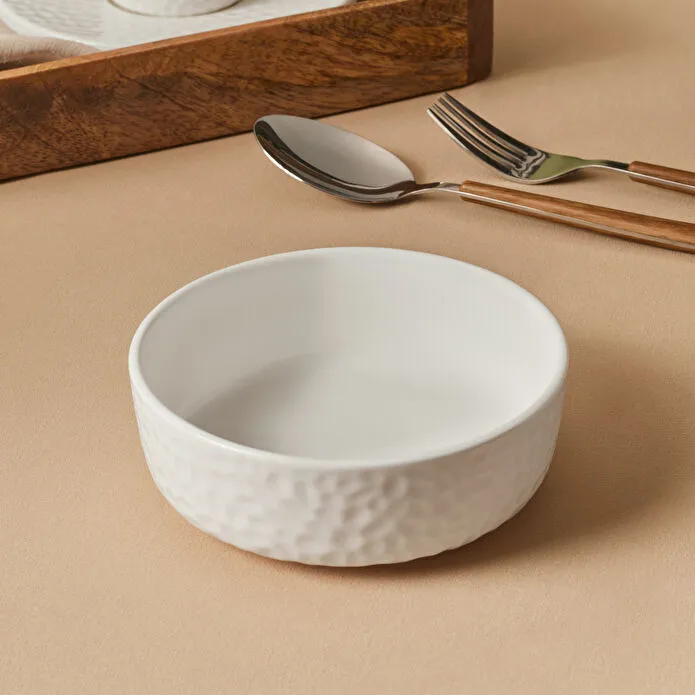 Karaca x Refika Bembeyaz Yuvarlak Kase 15 cm