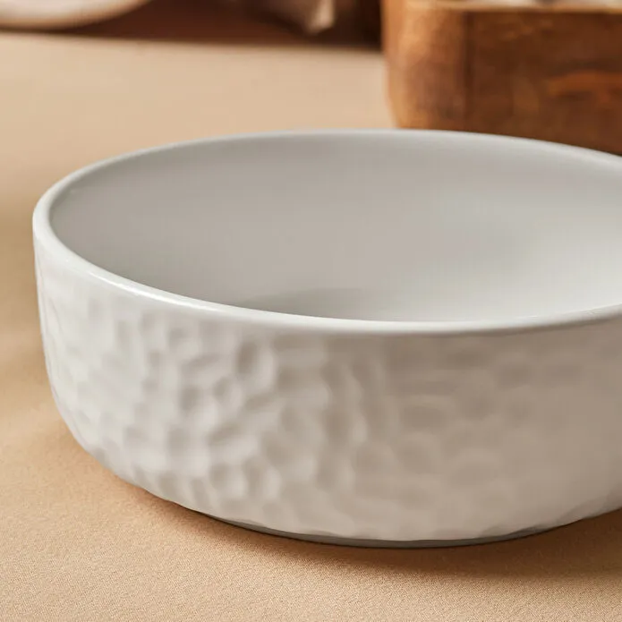 Karaca x Refika Bembeyaz Yuvarlak Kase 15 cm