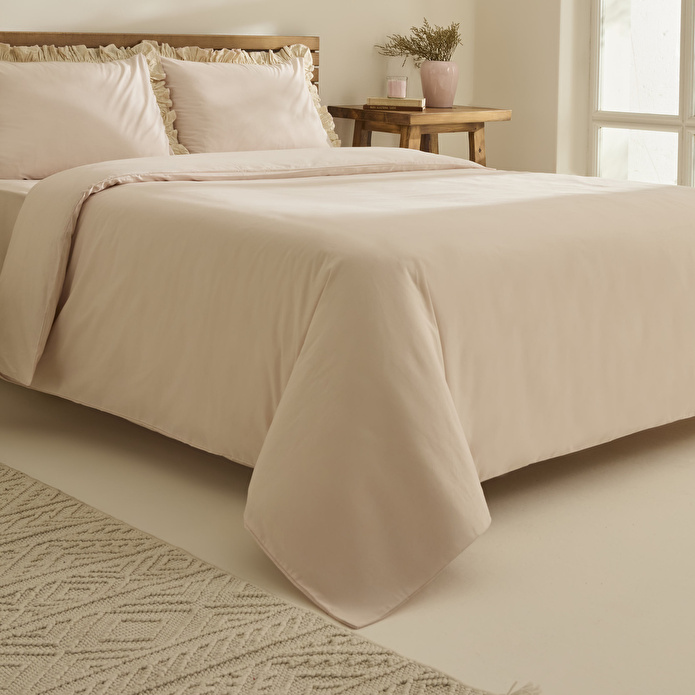 Kaşmir Home Lisa %100 Pamuk Çift Kişilik Nevresim Takımı Rose