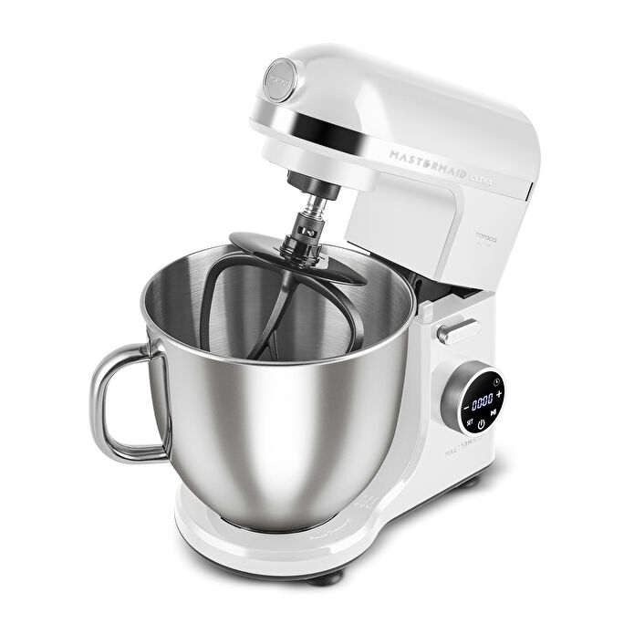 Karaca Mastermaid Chef Ultra D2000W Dijital Ekranlı Hamur Yoğurma Makinesi Matte White 7L