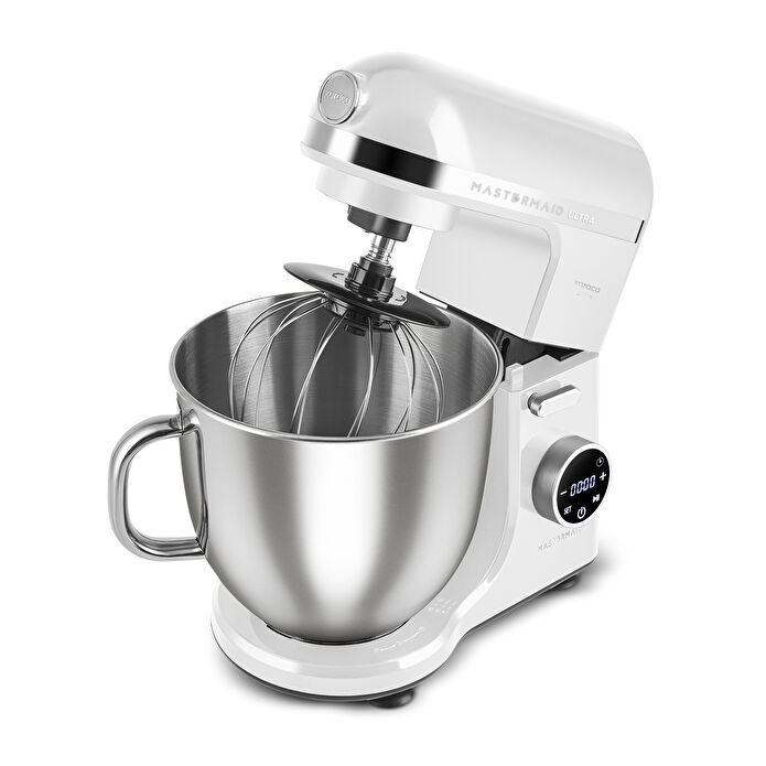 Karaca Mastermaid Chef Ultra D2000W Dijital Ekranlı Hamur Yoğurma Makinesi Matte White 7L