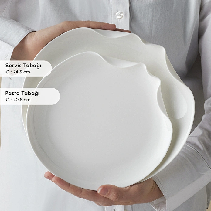 Karaca Earth Collection Crest 55 Parça 12 Kişilik Yemek Takımı