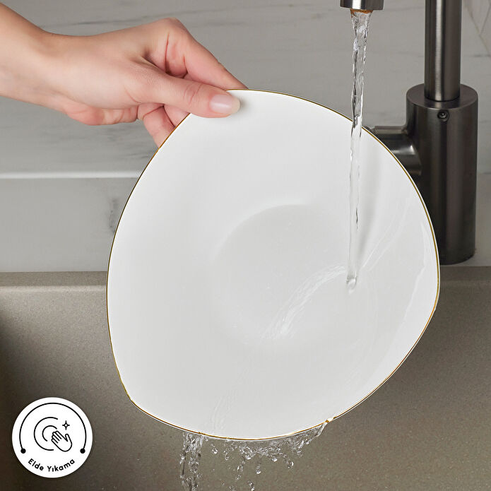 Karaca Stream Bone Jüpiter 53 Parça 12 Kişilik Yemek Takımı Gold