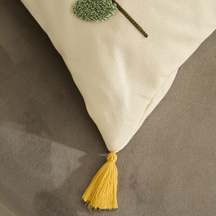 Karaca Home Bloom Püsküllü Dolgulu Kırlent 35x42 cm