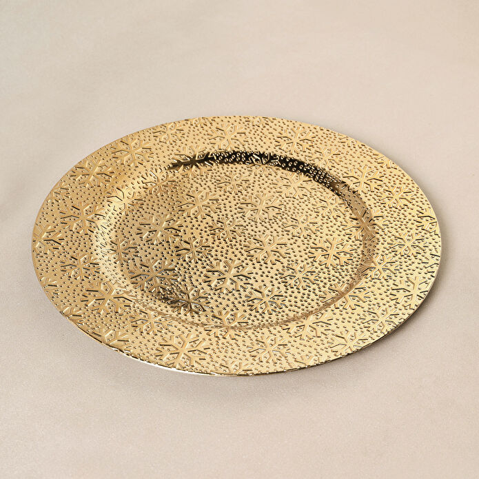 Karaca New Year Yılbaşı Snow Supla Gold 33 cm