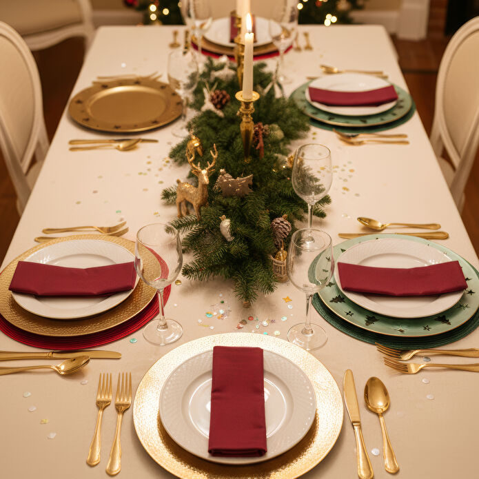 Karaca Home New Year Yılbaşı Snow Supla Silver 33 cm