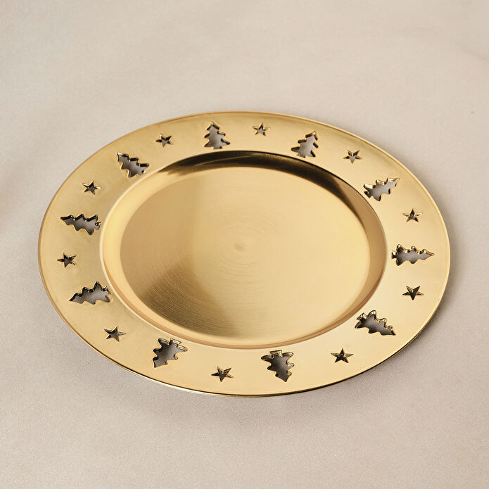 Karaca Home New Year Yılbaşı Tree Supla Gold 33 cm