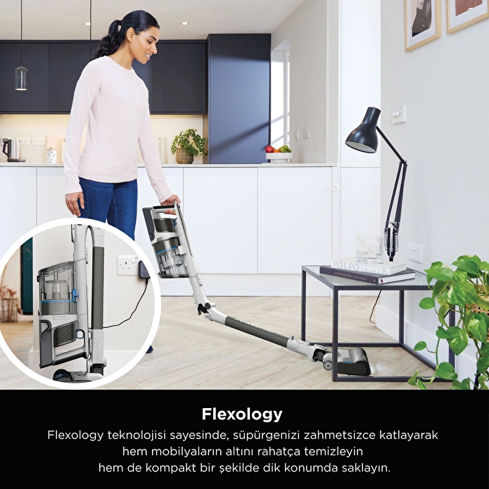 Shark PowerPro Turbo Başlıklı Şarjlı Dikey Süpürge