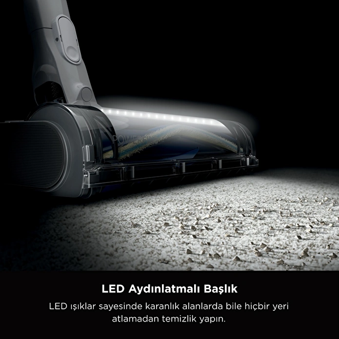 Shark PowerPro Turbo Başlıklı Şarjlı Dikey Süpürge