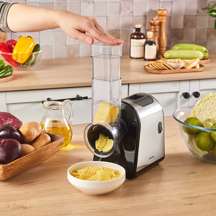 Karaca Otomatik Doğrayıcı Rende ve Salata Makinesi Inox