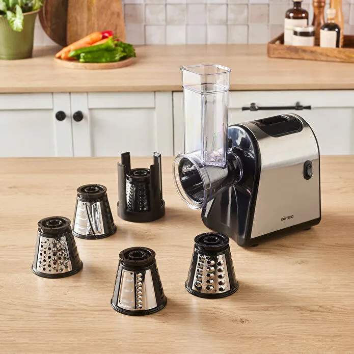 Karaca Otomatik Doğrayıcı Rende ve Salata Makinesi Inox