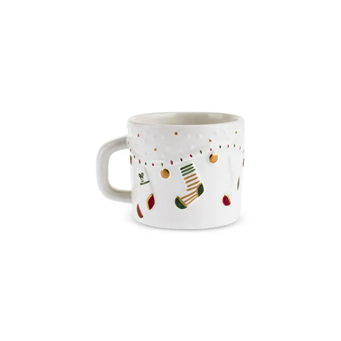 Karaca New Year Yılbaşı Bliss 4 Kişilik Kahve Fincan Takımı 100 ml