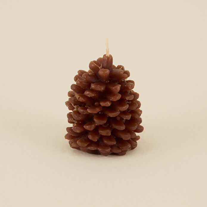 Karaca Home New Year Yılbaşı Kozalak Şekilli Mum 5,5x7 cm