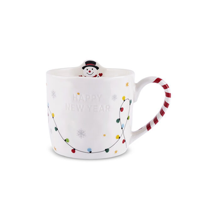 Karaca New Year Yılbaşı Flake Kupa 450 ml