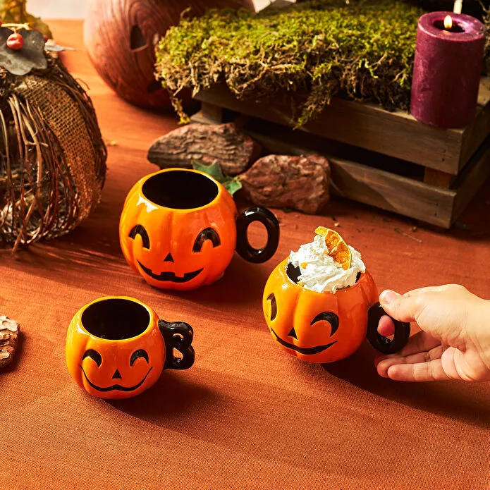 Karaca Halloween Boo Mug 3'lü Set
